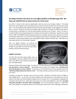 CCR Market Outlook - CCR Wealth Management