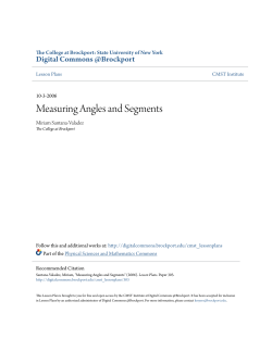 Measuring Angles and Segments
