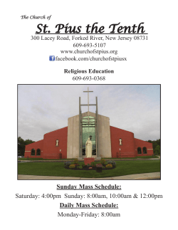 St. Pius The Tenth - John Patrick Publishing Company