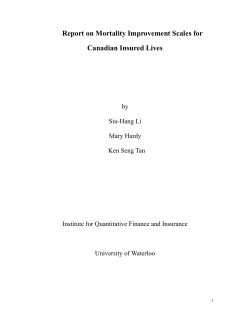 CIA Mortality Improvement Report