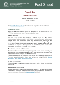 Payroll Tax Wages Definition