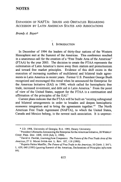 Expansion of NAFTA - Digital Commons @ Georgia Law