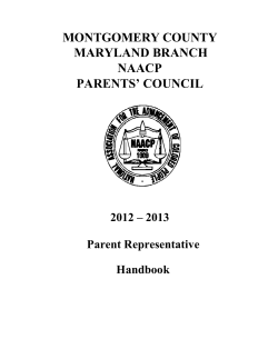 montgomery county maryland branch naacp parents` council