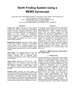 North Finding System Using a MEMS Gyroscope