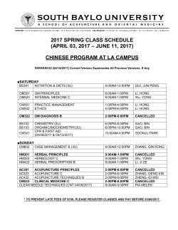 MSAOM degree program - South Baylo University
