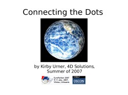 Connecting the Dots presentation