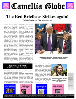 Camellia globe Front page