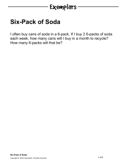 Six-Pack of Soda