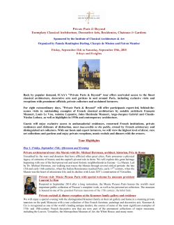 Tour Highlights.Private Paris.Sept 2015.3.10