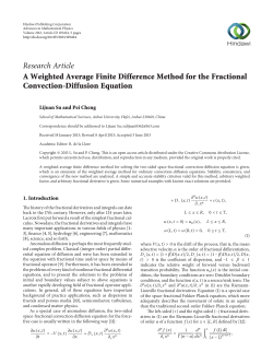 A Weighted Average Finite Difference Method for the Fractional