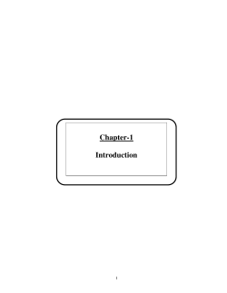 Chapter-1 Introduction