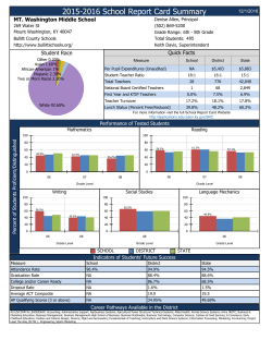 Mount Washington Middle School - Bullitt County Public Schools