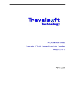 Document Producer Plus Smartpoint V7 Quick Command