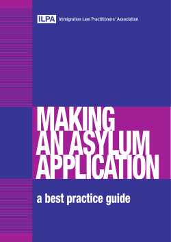 Making An Asylum Application