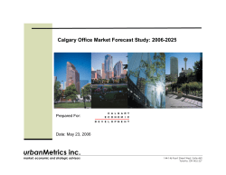 urbanMetrics inc. - Calgary Economic Development