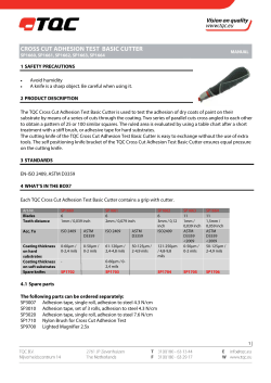 cross cut adhesion test basic cutter