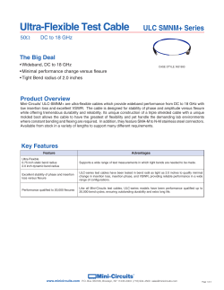 Data Sheet - Mini Circuits