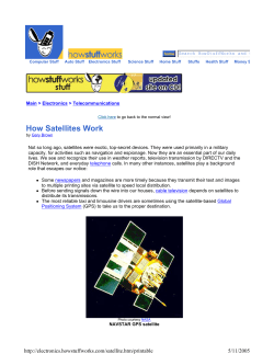 How Satellites Work