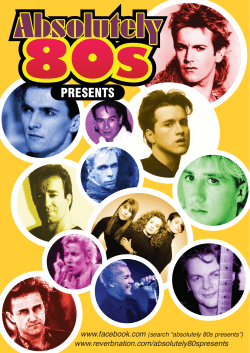 Absolutely 80s Presents Info 2011