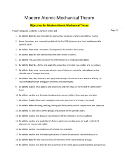 Modern Atomic Mechanical Theory