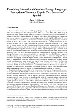 complete paper - Cascadilla Proceedings Project