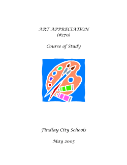 Art Appreciation - Findlay City Schools