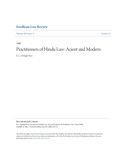 Practitioners of Hindu Law: Acient and Modern