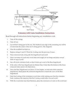 Extension with Gates Installation Instructions