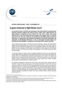 PR giant molecule Ebola
