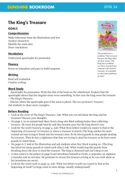 Teachers Notes