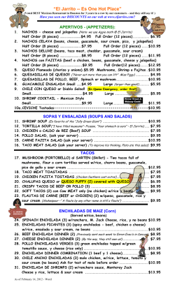 sopas y ensaladas (soups and salads)