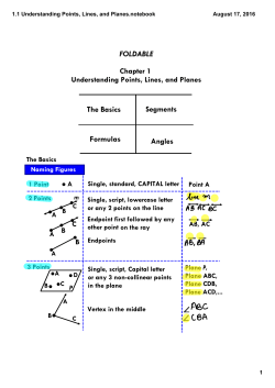 1.1 Understanding Points, Lines, and Planes.notebook