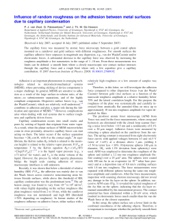 Influence of random roughness on the adhesion between
