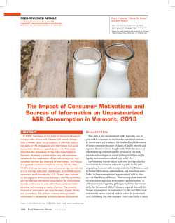 The Impact of Consumer Motivations and Sources of Information on