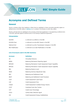 Acronyms and Defined Terms