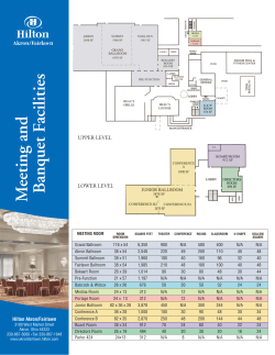 Meeting Room Floor plans and Group Information