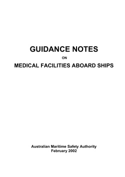 ON MEDICAL FACILITIES ABOARD SHIPS