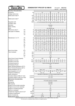 GENERATOR TYPE ECP 32-1M/4 B