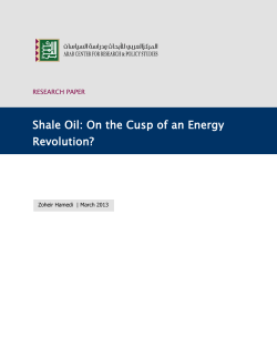 Shale Oil: On the Cusp of an Energy Revolution?