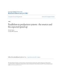 Parallelism in production systems