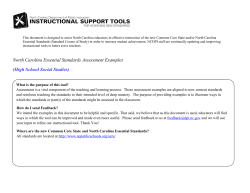 High School Social Studies Assessment Examples