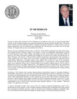 IN MEMORIAM