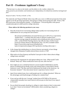 Freshman Essay - Delegate Neil Parrott