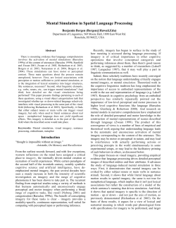 Mental Simulation in Spatial Language Processing