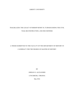 the legacy of bishop henry m. turner during the civil war