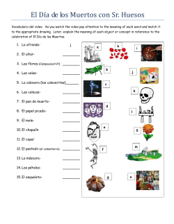El D&iacute;a de los Muertos con Sr. Huesos