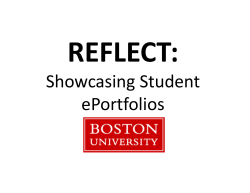 Showcasing Student ePortfolios