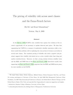 The pricing of volatility risk across asset classes and the Fama