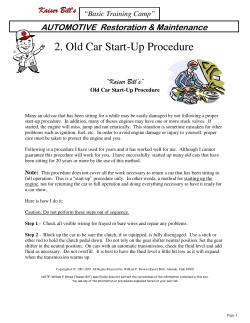 2. Old Car Start