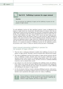 Tool 9.19 - United Nations Office on Drugs and Crime